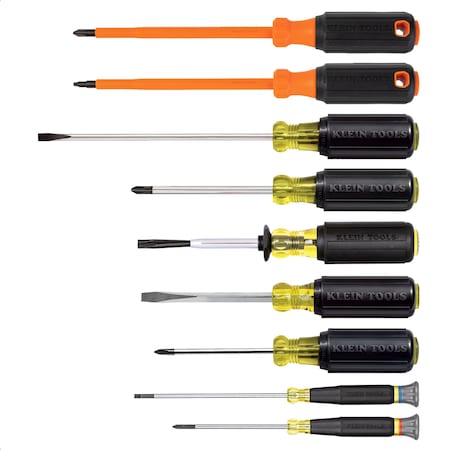 Klein Tools 9-Piece Electrician Screwdriver Set 85850