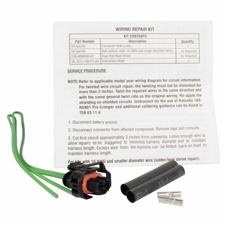 Motorcraft Electrical Pigtail,  WPT1302