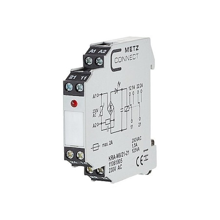Metz Connect Changeover Contact, 230V AC, 1 Output 11061905