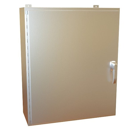 Hammond Handle Electrical Enclosure, 36 in H, 12 in D, 30 in W, 12, 13, 3R, 4, 4X, Stainless Steel HW363012SSHK