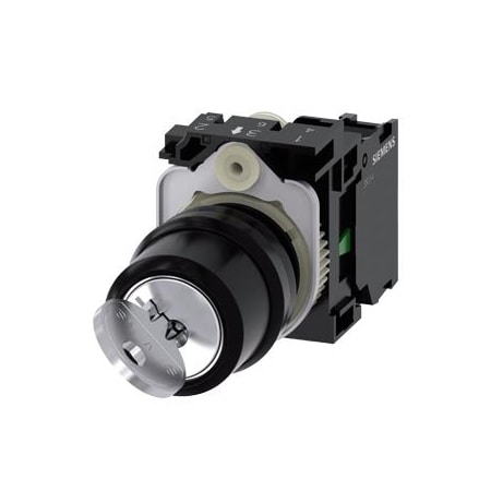 Siemens RONIS key-operated switch 22 mm 3SU1100-4BF11-1BA0-ZY15