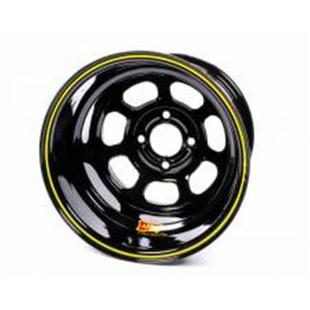 Active Athlete 31-174035 13 x 7 in. 31 Series Spun Wheel, 4.0 Black - 4 in. Bolt Circle AC1395063