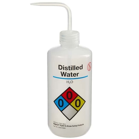 Nalgene Wash Bottle, Plastic, Colorless, PK24 2425-0505