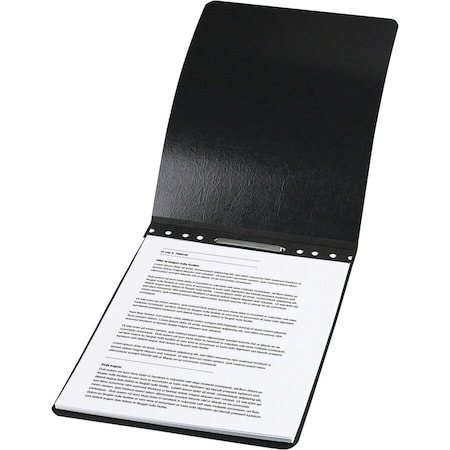 Acco reg PRESSTEXreg Report Cover, Top Binding for Letter Size Sheets, 3 Capacity, Black, Black ACC17041