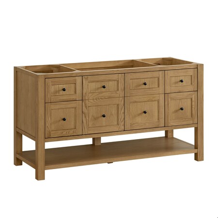 James Martin Vanities Breckenridge 60 in. Single Vanity, Light Natural Oak 330-V60S-LNO