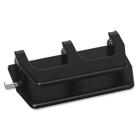 Master Products Master MP3 3-Hole Punch, 20 Sheet Capacity, Black MP3