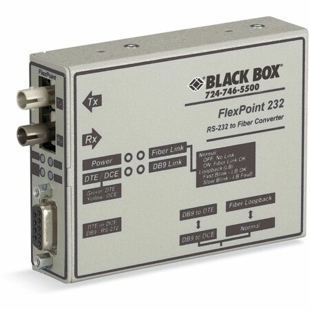 Black Box RS232 TO MM/SC 2.5KM STANDALONE INTL PS ME660A-MST-R2