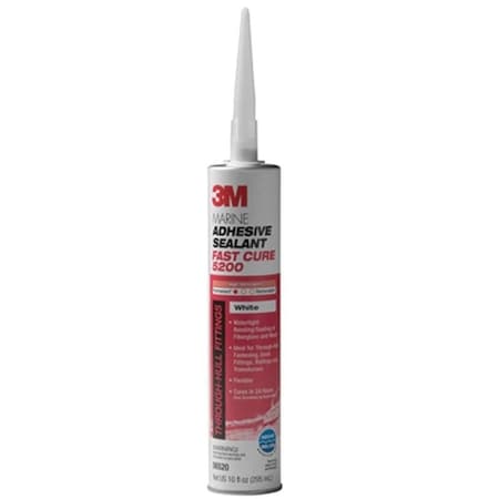 3M 10 oz, Cartridge, White, Polyurethane Base 6520