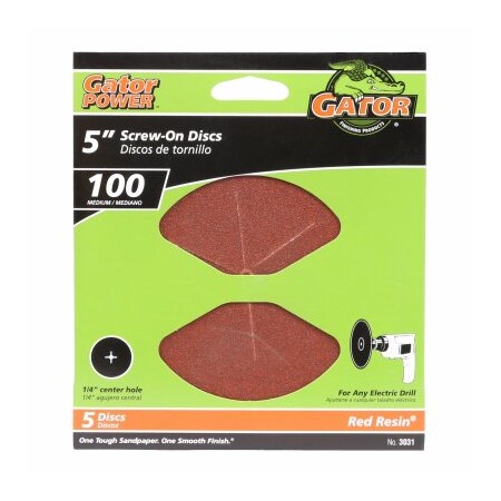 Gator Finishing 5Pk 5X1/4 60G Disc 3032