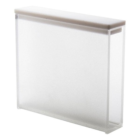 Hach Sample Cell Glass, 3 1/8 in W, 3/4 in H 2629250