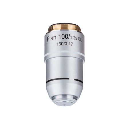Amscope 100X Plan Achromatic Compound Microscope Objective Lens PA100X-V300