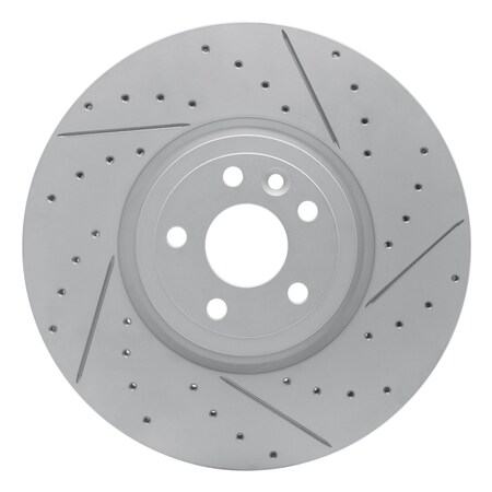 Dynamic Friction Co DFC Geoperformance Rotor - Drilled and Slotted 830-20033R