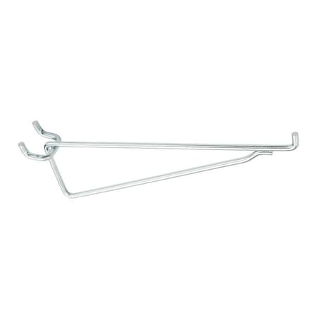 National Hardware Pegboard Shelf Bracket, Galvanized Steel, 8 In. Zinc Plated N235-025