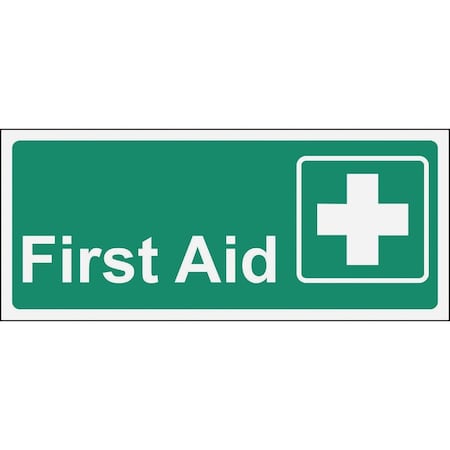 Hy-Ko Plastic Sign First Aid 23012