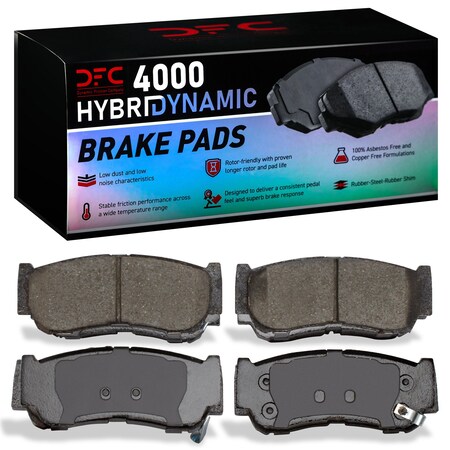 Dynamic Friction Co DFC 4000 HybriDynamic Brake Pads 4000-1297-00