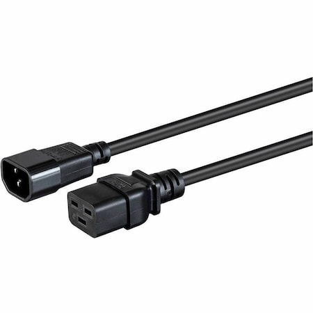 Monoprice Power Cord - IEC 60320 C14 to IEC 60320 C19_ 14AWG_ 15A_ SJT_ 100-250V 35134