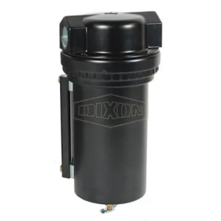 Dixon Wilkerson by Jumbo Airline Particulate Filter with Sight Glass, 1 in NPT/BSPP-G Port, 200 psig Press F30-08AMB