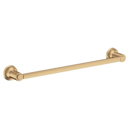 Moen Zyla Series Towel Bar, 18 in L Rod, Zinc, Bronze, Wall Y1618BZG