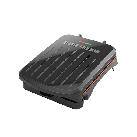 George Foreman Family Size Black Plastic Nonstick Surface Grill and Panini Press GR015F-1BGX
