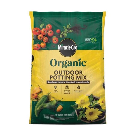 Miracle-Gro Organic All Purpose Potting Mix 25 qt 71281430