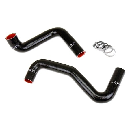 Hps Performance Silicone Radiator Hose Kit, Nissan 1989-1998 240SX with LS Swap 57-1956-BLK