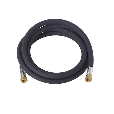 Jocosidad 10015996 0.37 x 96 in. Thermo Rubber RV Slide Out Air Hose Assembly, Black JO3566203