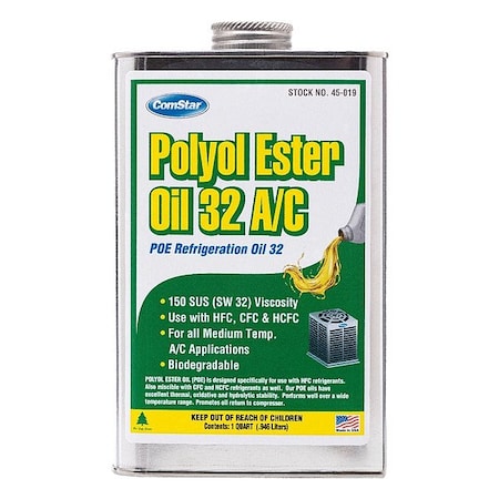 Comstar POE Refrigeration Oil 45-019