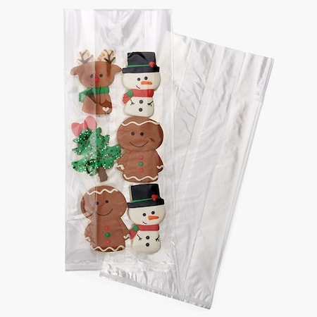Nashville Wraps Clear Cello Bags with Gusset, 6x3.25x13.5 in, 100PK C7BC