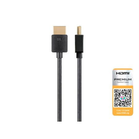 Monoprice Ultra Slim Certified Premium High Speed HDMI Cable_ 4K at 60Hz_ HDR_ 18Gb 24188