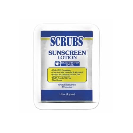 Dykem Sunscreen Lotion, 1/4 oz, One-Dose Packet, 100PK 253-92101