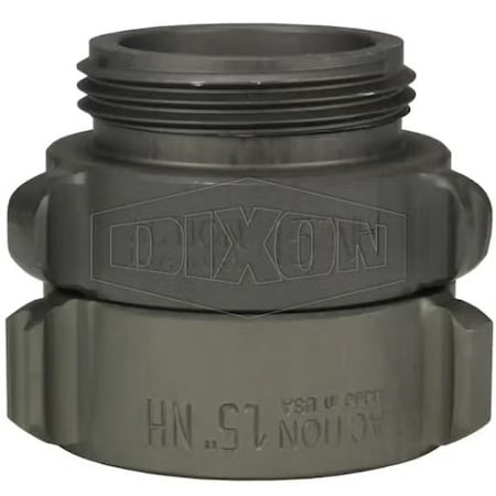 Dixon Style N54 Rocker Lug Adapter, 2-1/2 x 1-1/2 in, Female NST NH Swivel x Male NST NH N54-25F15F