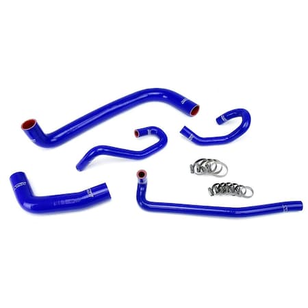 Hps Performance High Temp Reinforced Silicone Radiator and Heater Coolant Hose Kit, Blue,  57-1425-BLUE