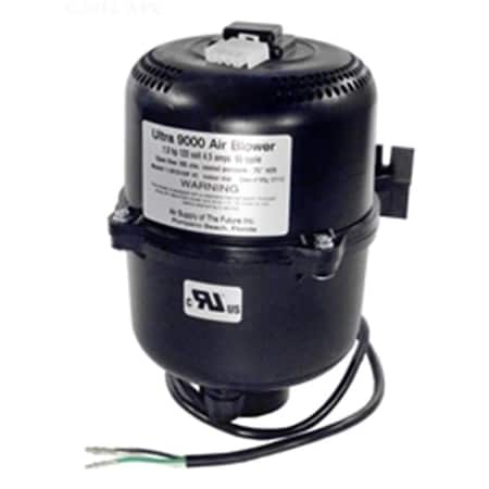 Air Supply Of The Future 120V 1 HP 4.5A 4 Pin Amp Cord Ultra 9000 Portable Spa Blower AS3910131