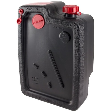 Flotool Super-Duty 11837 Oil Drain Pan, 10 qt Capacity, Polyethylene, Black 42001MI