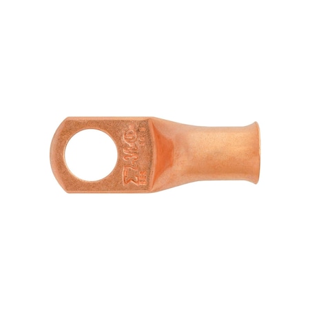 Auveco Copper Battery Cable Lugs. 2 Gauge. 3/8in Stud Size, 5PK 22975