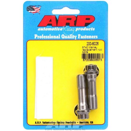 Arp 200-6026 0.44 in. 200-6026 Replacement Rod Bolt Kit, 2PK ARP200-6026