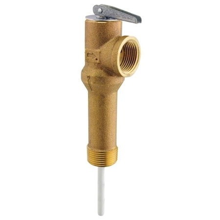 Richmond Temperature and Pressure Relief Valve, 3/4 in, NPT, 150 psi Setting RP12575B