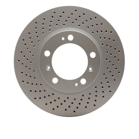 GEOPERFORMANCE Drilled Only Brake Rotor, Disc Brake Rotor,