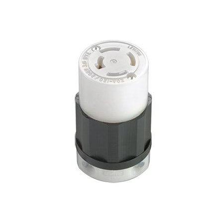 Leviton Industrial Grade Connector 20/10 Amp, 250 Volt AC/DC/600 Volt AC 7413-GC