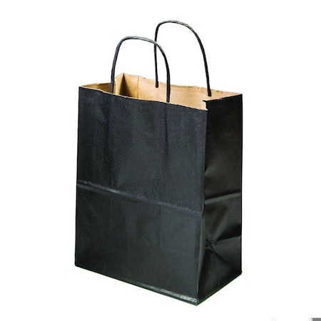Duro Bag 8X4.5X10.25 Black Tint/Kraft, 250PK STCBK