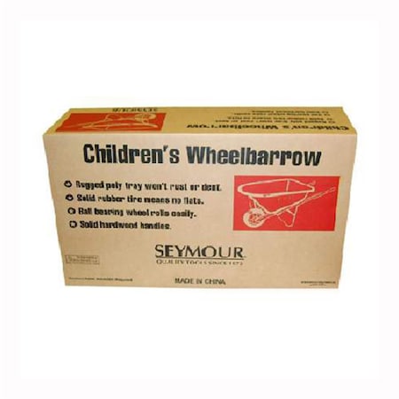 Seymour Midwest Kid in. s Red Wheelbarrow Kit for Children WB-JRB