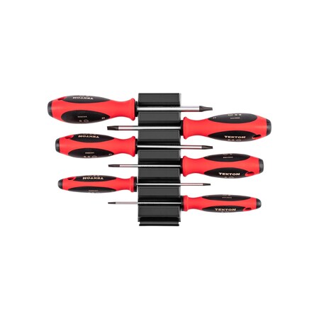 Tekton Slotted Screwdriver Set with Modular Organizers, 4 IN Shanks, 6-Piece, 3-8 mm DWS90101