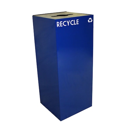Witt Industries 36 gal Square Blue, Metal 36GC04-BL