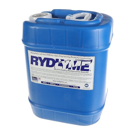 Rydlyme Biodegradable Descaler, Hydrochloric Acid RYDLYME-5-GAL-JUG