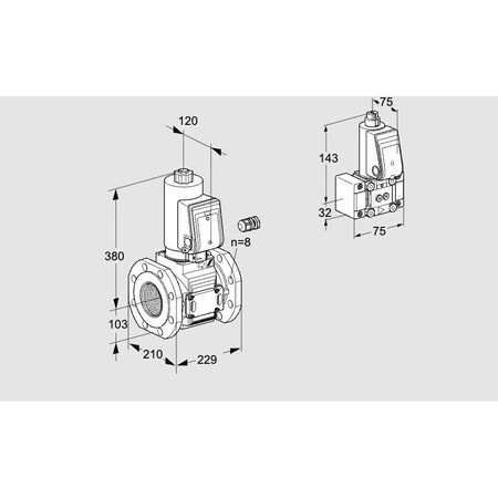 Honeywell Kromschroder VAS8100F05NWSR3E/B-/PP KS88205264
