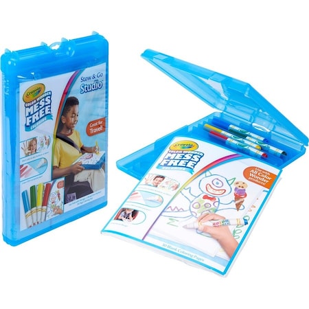 Crayola Color Wonder Mess Free Stow + Go Studio Travel Kit, PK2 752580