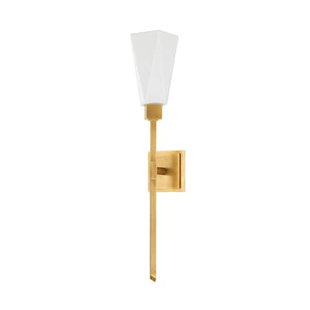 Corbett Lighting Artemis 1 Light Wall Sconce 4.75 In. Vintage Brass 441-28-VB