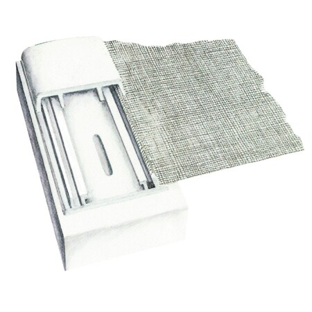 Screen Tight Original 3-1/2''x8 ' Black Vinyl Base Component BASE38