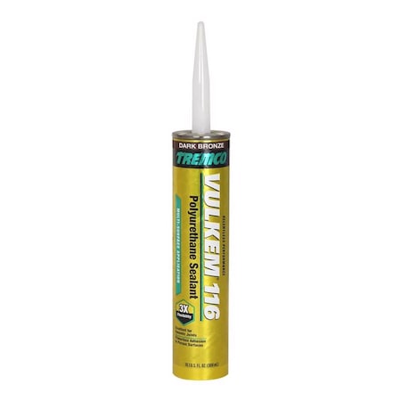 Vulkem 116 Dark Bronze Polyurethane Window and Door Caulk Sealant 10.1 fl. oz. 2674810333