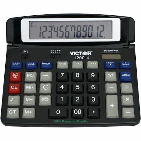Victor Technology Calculator, Desktop, 12 Digits 1200-4
